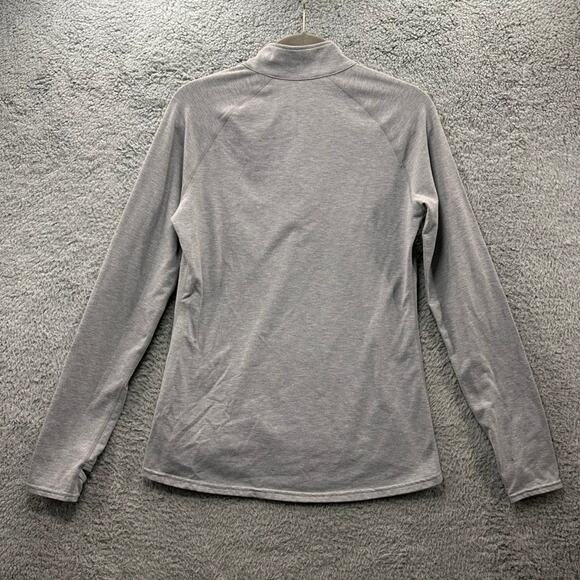 Burton Women's Medium Long Sleeve Gray Pullover 1/4 Zip Soft Comfort Outdoor - Picture 9 of 9